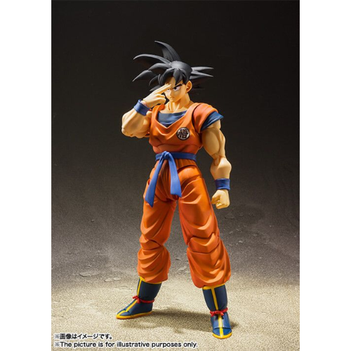 Bandai S.H. Figuarts Son Goku -A Saiyan Raised on Earth Action Figure